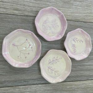 Portavasos de cerámica fina